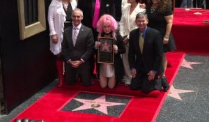 Cindy Lauper a son étoile à Hollywood