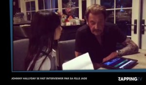 Johnny Hallyday : Quand sa fille Jade l’interviewe, la vidéo insolite sur Instagram