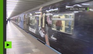 Le métro moscovite lance un train «cosmique» à l’occasion du 55e anniversaire du vol de Youri Gagarine