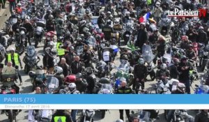 Des milliers de motards manifestent contre la mise en place d'un contrôle technique