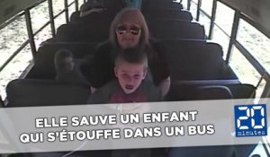 Une conductrice de bus sauve un enfant en train de s'étouffer