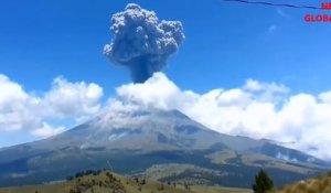 Mexique : Le volcan Popocatepetl entre en éruption