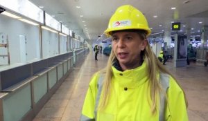 Attentats de Bruxelles : les travaux se poursuivent à l'aéroport de Zaventem