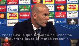 Demies - Zidane espère Benzema et Ronaldo pour le retour
