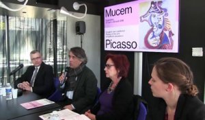Présentation de l'exposition Picasso au MuCEM à Marseille