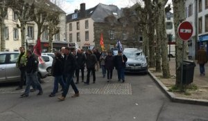 Manifestation à Carhaix : 180 personnes contre la loi travail