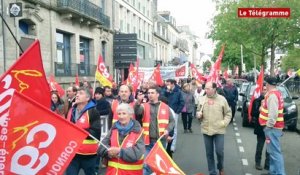 Quimper. Plus d'un millier de manifestants contre la loi Travail