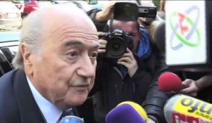 Blatter : "Ça me fait plaisir de retrouver Michel Platini"