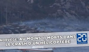 Au moins 11 morts dans le crash d'un hélicoptère en Norvège