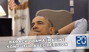 Obama imagine sa vie après la Maison Blanche avec dérision
