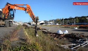 Quimper. Des voies en train de céder la place