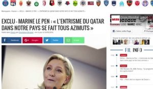 Marine Le Pen tacle le PSG version qatarie