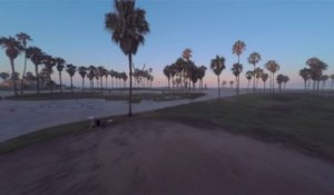 Le skatepark de Venice Beach filmé par Drone au lever du soleil !