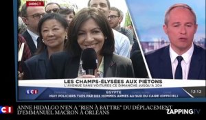 Anne Hidalgo n’en a "rien à battre" du déplacement d’Emmanuel Macron à Orléans (vidéo)