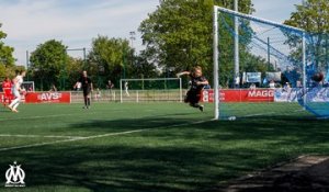 D2 féminine - Dijon 0-2 OM : le but de Caroline Pizzala (53e sp)