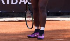 Rome - Serena fait un strike... au service