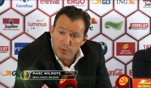 Belgique - Wilmots justifie ses choix offensifs pour l'Euro