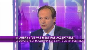 Jean-Marc Germain : il y aura "sans doute" une motion de censure de gauche - Le 15/05/2016 à 21h45
