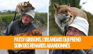 Patsy Gibbons, l'Irlandais qui prend soin des renards abandonnés