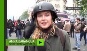 Manifestations de Paris une journaliste de RT frappée à la tête
