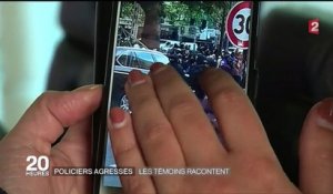 Voiture de police incendiée à Paris : des témoins racontent