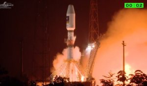 La fusée Soyouz décolle avec deux satellites Galileo à son bord