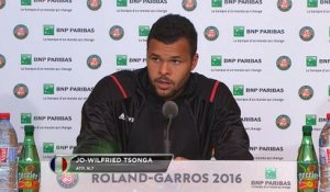 Roland-Garros - Tsonga : "Je me suis rassuré"