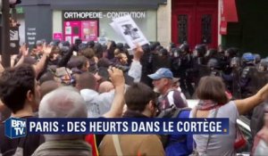 Manifestations anti-loi Travail: des débordements observés dans le cortège parisien