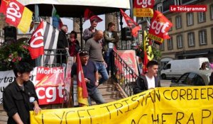 Morlaix. 500 manifestants contre la loi Travail