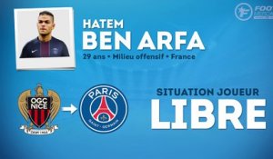 Officiel : Hatem Ben Arfa rejoint le PSG !