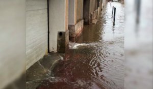 Les rues inondées de Montargis