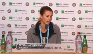 Roland-Garros - Pironkova : ''J’avais besoin de cet arrêt''