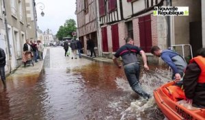 VIDEO (41) Inondations à Romorantin : Le Bourgeau évacué