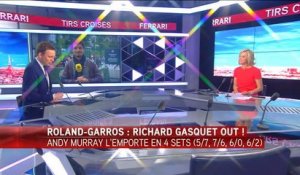 Roland-Garros: Richard Gasquet sorti en quarts de finale par Andy Murray - Le 01/06/2016 à 19h00
