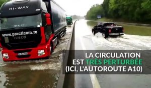 Les images impressionnantes des inondations dans le Loiret