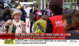 Loi travail - Le blocage des manifestants Gare de Lyon levé - Le trafic reprend progressivement