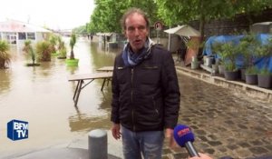 A Paris, l'eau monte et devrait dépasser les 6 mètres vendredi