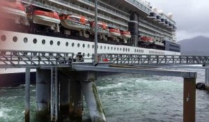 énorme fail d'un bateau de croisière