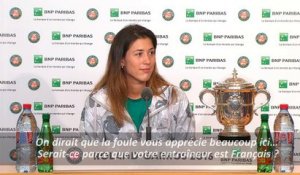 Roland-Garros - Muguruza : "Très surprise par les spectateurs"