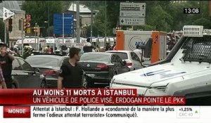 EN DIRECT - Turquie: Quatre suspects ont été arrêtés après l'attentat survenu ce matin à Istanbul