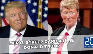 Meryl Streep caricature Donald Trump