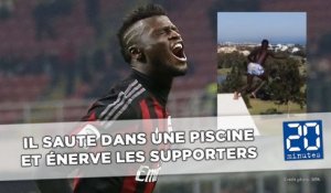 Mbaye Niang saute dans une piscine depuis un toit et s'attire les foudres des supporters