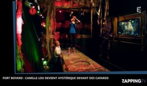 Fort Boyard : Face à des dizaines de cafards, Camille Lou devient totalement hystérique ! (Vidéo)