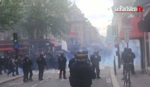 Paris : premiers heurts en marge de la manif contre la loi Travail