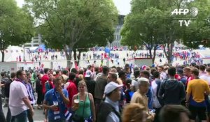 Euro-2016: arrivée des supporters pour France-Albanie