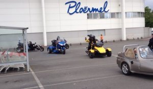 Balade moto solidaire de Saint-Nazaire à Dinard