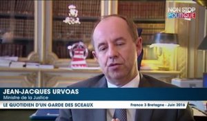 Jean-Jacques Urvoas raconte son quotidien de garde des Sceaux, loin de sa Bretagne natale