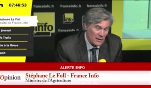 Stéphane Le Foll: « On ne recommencera pas à autoriser des manifestations qui conduisent aux débordements qu’on a connus »