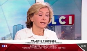 Brexit - Valérie Pécresse se dit prête à accueillir les entreprises domiciliées au Royaume-Uni
