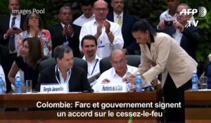 Colombie: signature de l'accord cessez-le-feu définitif